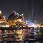 Sydney Opera House background. Original public domain image
